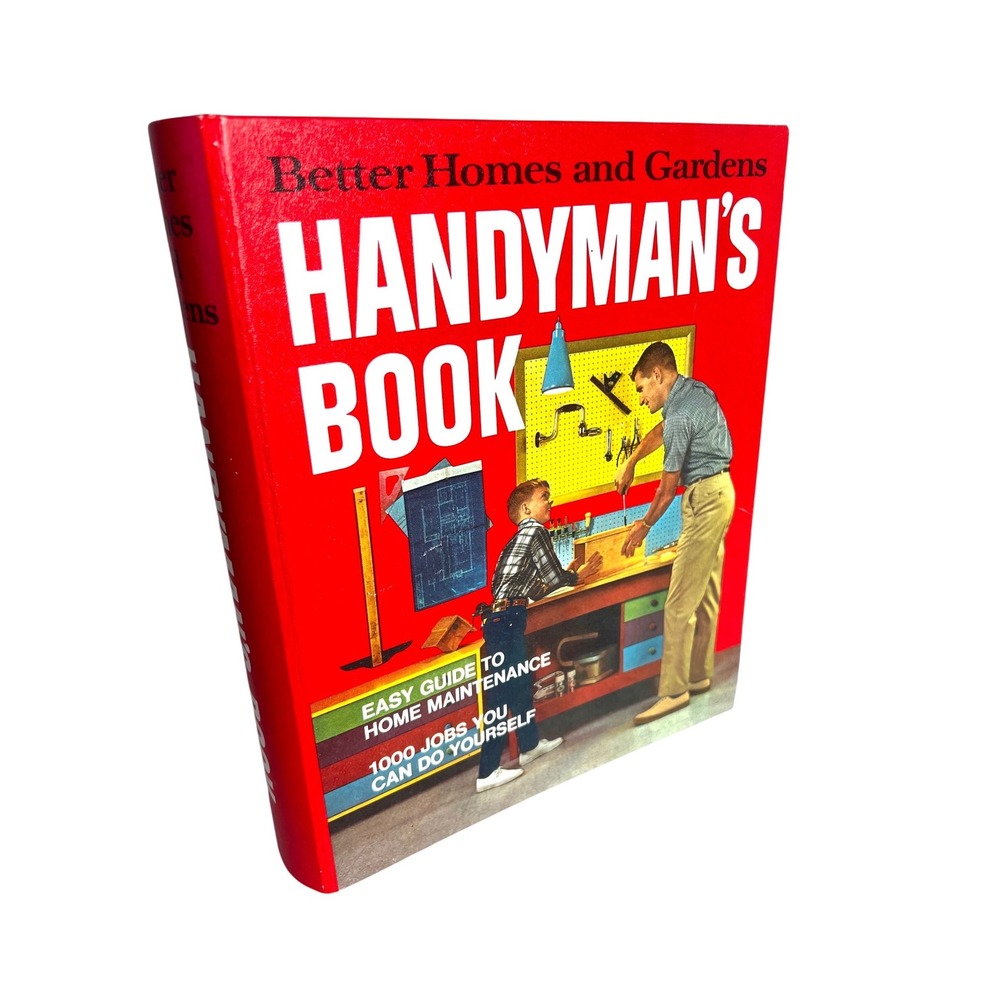 Vintage Better Homes & Gardens Handyman's Book‎ 5 Ring Binder DIY 1970